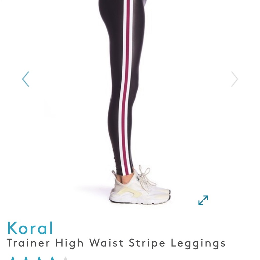 Koral High Waist side stripe legging -XS